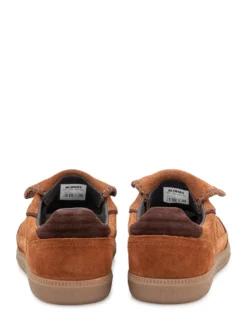 TB304 Sneakers with Laces and Suede Inserts