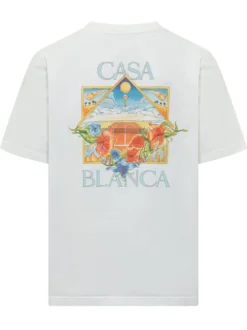 Tennis Landscape Printed T-shirt