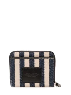 The Mini Compact Wallet Striped Wallet