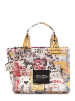 The Small Tote Bag with Graphic Print