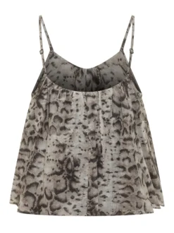 Thin Strap Printed Top