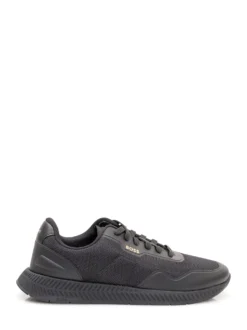 Titanium Sneakers with Laces and Inserts
