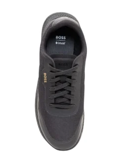 Titanium Sneakers with Laces and Inserts