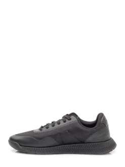 Titanium Sneakers with Laces and Inserts