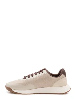 Titanium Sneakers with Laces and Inserts