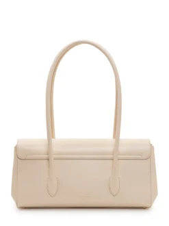 Top Handle Bag with Metal Closure