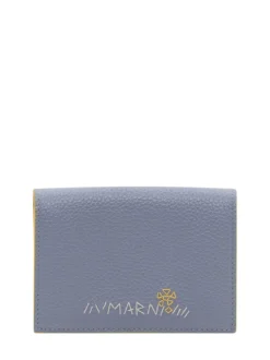Trifold Wallet with Flap and Engraved Logo