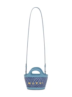 Tropicalia Micro Bag with Integrated Handle and Embroidered Logo