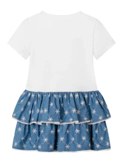 T-shirt Dress with Tiered Skirt
