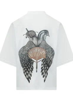 T-shirt Falcon Print with Front Print