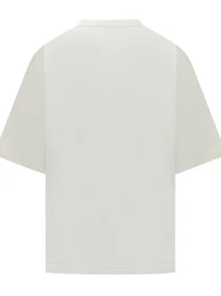 T-shirt with Bear Print and Front Logo
