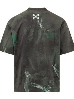 T-shirt with Caravaggio Print and Front Logo