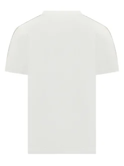 T-shirt with Check Shoulder Bands