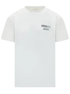 T-shirt with Chest Text Print