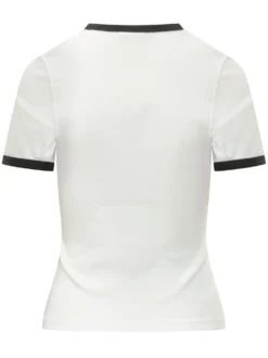 T-shirt with Contrast Edges