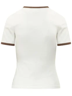 T-shirt with Contrast Trims