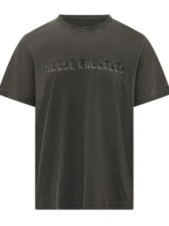 T-shirt with Embossed Logo