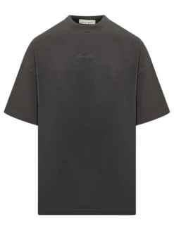 T-shirt with Embroidered Front Logo