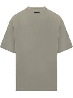 T-shirt with Embroidered Front Logo