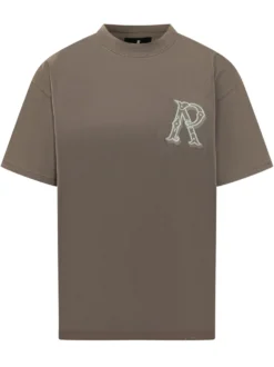 T-shirt with Embroidered Logo