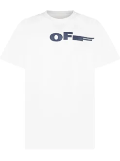 T-shirt with Front Graphic Print and Crew Neck