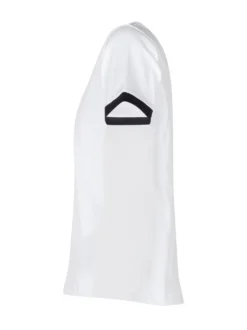 T-shirt with Front Logo and Contrasting Trims