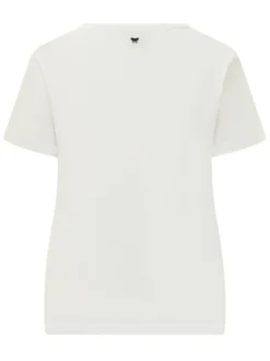 T-shirt with Geometric Embroidery