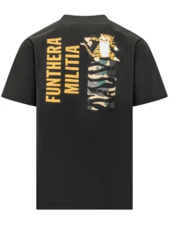 T-shirt with Graphic Print and Logo