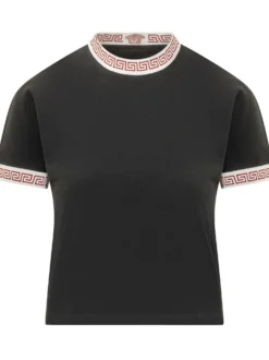 T-shirt with Greca Motif