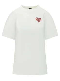 T-shirt with Heart Print
