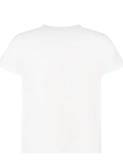 T-shirt with Leopard Print and Lettering