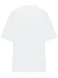 T-shirt with Lettering Print and Appliques
