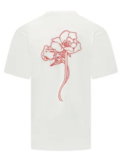 T-shirt with Logo Embroidery