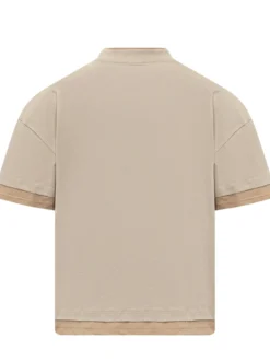 T-shirt with Perforated Logo