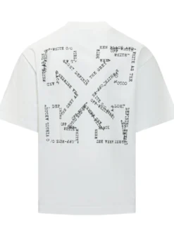 T-shirt with Printed Logo