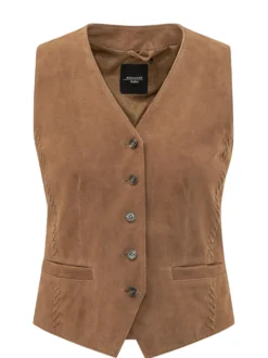 Vest with Buttons and Pockets