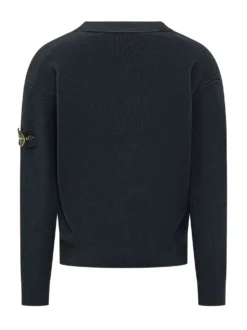 V-Neck Buttoned Cardigan