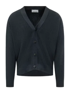 V-Neck Buttoned Cardigan