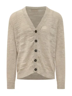 V Neck Knit Cardigan with Buttons