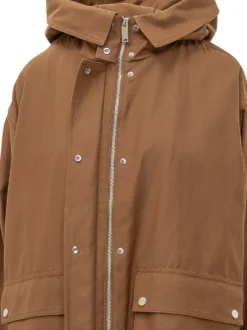 Waxed Cotton Hooded Parka