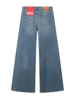 Wide Leg Five Pocket Jeans