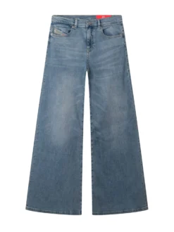 Wide Leg Five Pocket Jeans