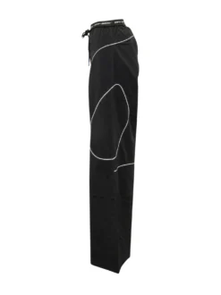 Wide Leg Logoband Track Pants
