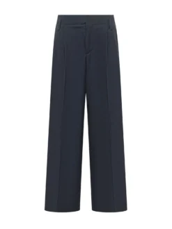 Wide Leg Pants with Front Pleat