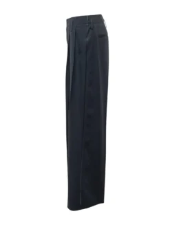 Wide Leg Pants with Front Pleat