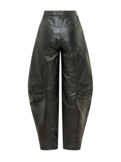 Wide Leg Pants with Gathered Details