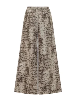 Wide Leg Printed Pants