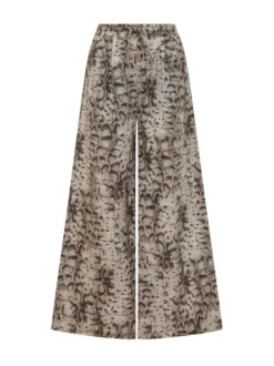 Wide Leg Printed Pants