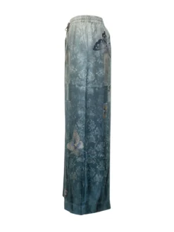 Wide Leg Printed Trousers