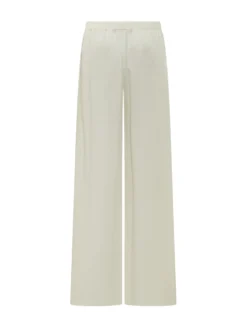 Wide Leg Trousers with Elastic Waist